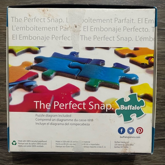 Buffalo Darrell Bush Canoe Lake 1000 piece puzzle 🧩 - Picture 3 of 3